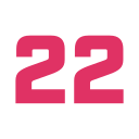 22 