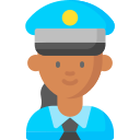 mujer policía icon