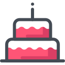 pastel de cumpleaños icon