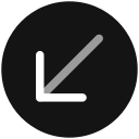 flecha diagonal icon