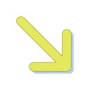 flecha diagonal icon