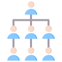 estructura de organización icon