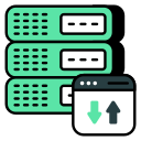 transferencia de datos icon