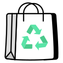 bolsa de reciclaje icon