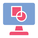 gráfico de computadora icon