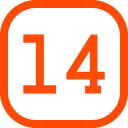 número 14 icon