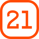 número 21 icon