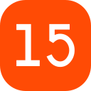 número 15 icon