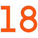 número 18 icon