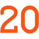 número 20 icon