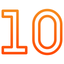 numero 10 icon