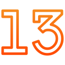 número 13 icon