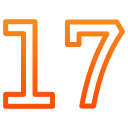 número 17 icon