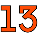 número 13 icon