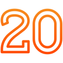 número 20 icon