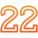 número 22 icon