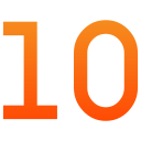 numero 10 icon