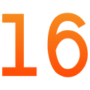 número 16 icon