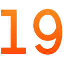 número 19 icon