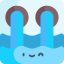 el drenaje del agua icon