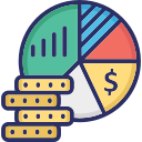 gráfico financiero icon