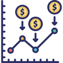 gráfico financiero icon