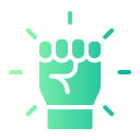 levantar la mano icon