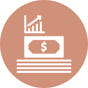 gráfico financiero icon