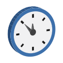 hora del reloj icon