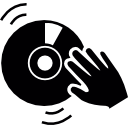 dj handbewegung icon