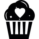 muffin romántico 