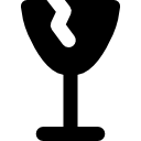 breekbaar symbool icoon
