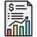 informe financiero icon