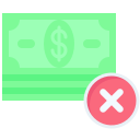 sin dinero icon