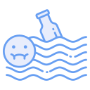 la contaminación del agua icon