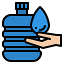 donación de agua icon