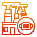 la contaminación del aire icon