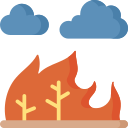 incendio forestal icon