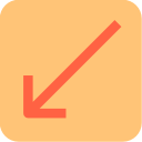 diagonal icon