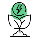 energía verde icon