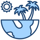 isla tropical icon