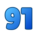 91 