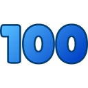 100 