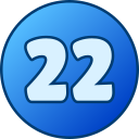 22 