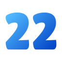 22 