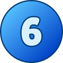 número 6 icon