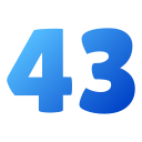 43 