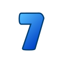 numero 7 icon