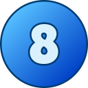 numero 8 icon