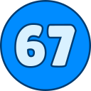 67 